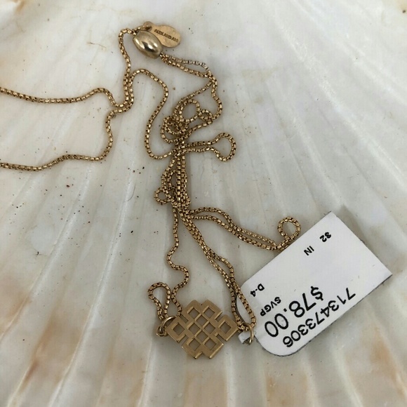 Alex And Ani Gold "Endless Knot" Necklace - Picture 5 of 6